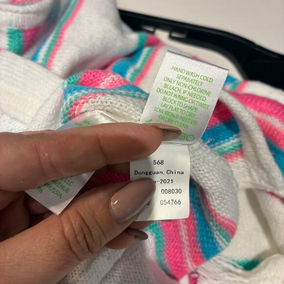 Lilly Pultizer Striped Rozalia Sweater XL - Picture 6 of 9